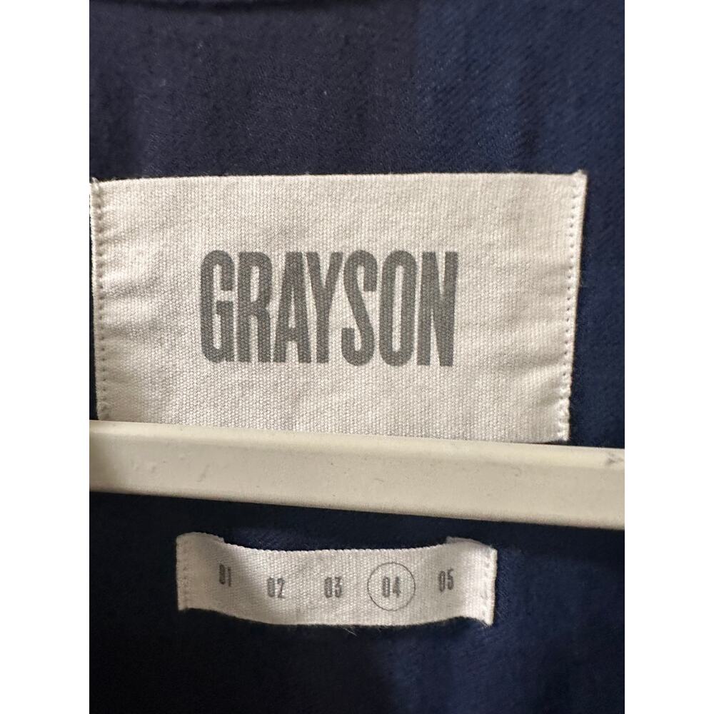 GRAYSON by Frank & Eileen The Hero Women's Plaid Shirt Blue Black, size 4 (L) - Picture 2 of 8